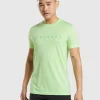 Gymshark T-shirts & Tops*Sport Stripe T-Shirt BaliGreen