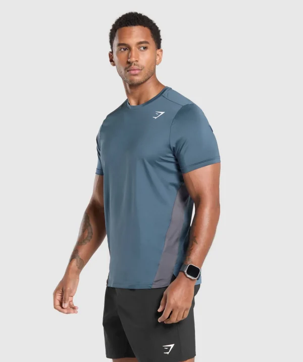 Gymshark T-shirts & Tops*Sport T-Shirt CargoBlue/DarkGrey