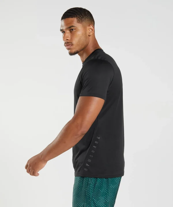 Gymshark T-shirts & Tops*Sport T-Shirt Black/BlackMarl