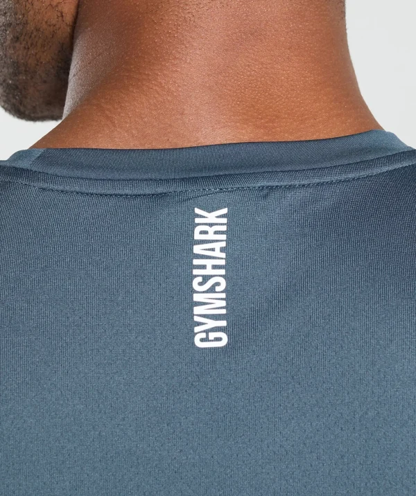 Gymshark T-shirts & Tops*Sport T-Shirt CargoBlue/DarkGrey