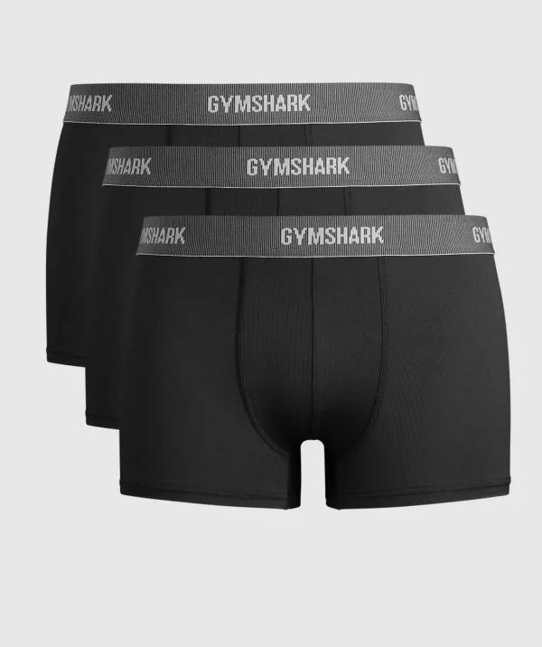 Gymshark Underwear & Basics | Men's Underwear*Sports Tech Boxer 3PK Black