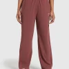 Gymshark Joggers & Sweatpants*Stitch Feature Woven Pants BurgundyBrown