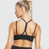 Gymshark Sports Bras*Strap Feature Sports Bra Black