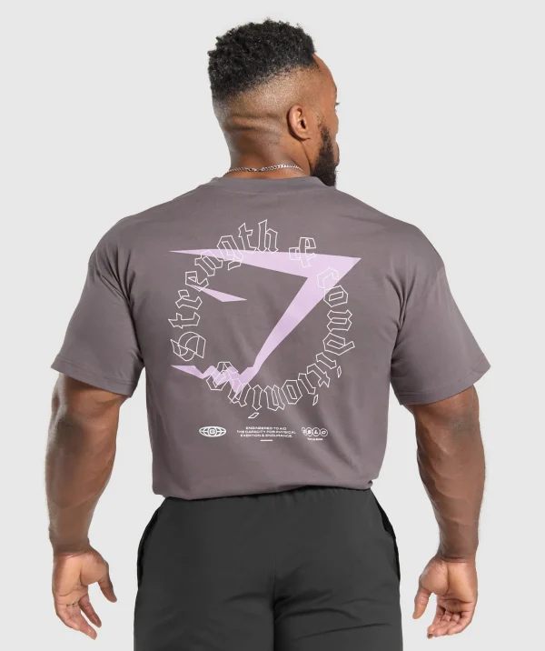 Gymshark T-shirts & Tops*Strength and Conditioning T-Shirt BrushedPurple