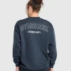 Gymshark Hoodies & Sweatshirts*Strength Department Brushed Sweatshirt HeavyBlue