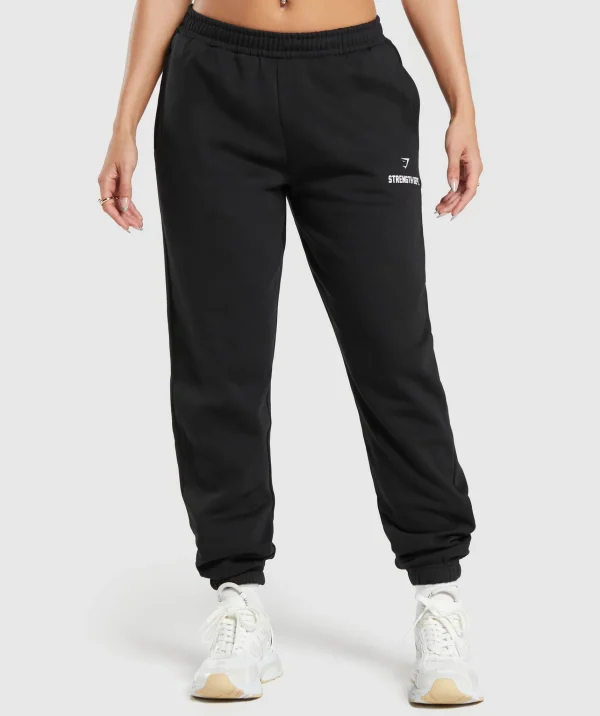 Gymshark Joggers & Sweatpants*Strength Department Graphic Joggers Black