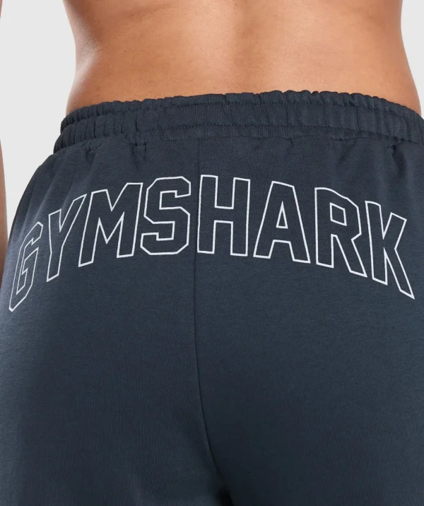 Gymshark Joggers & Sweatpants*Strength Department Graphic Joggers HeavyBlue