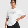 Gymshark T-shirts & Tops*Strength Department Oversized T-Shirt White