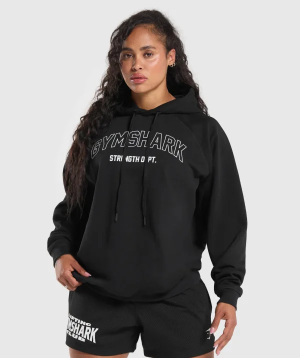 Gymshark Hoodies & Sweatshirts*Strength Department Oversized Hoodie Black