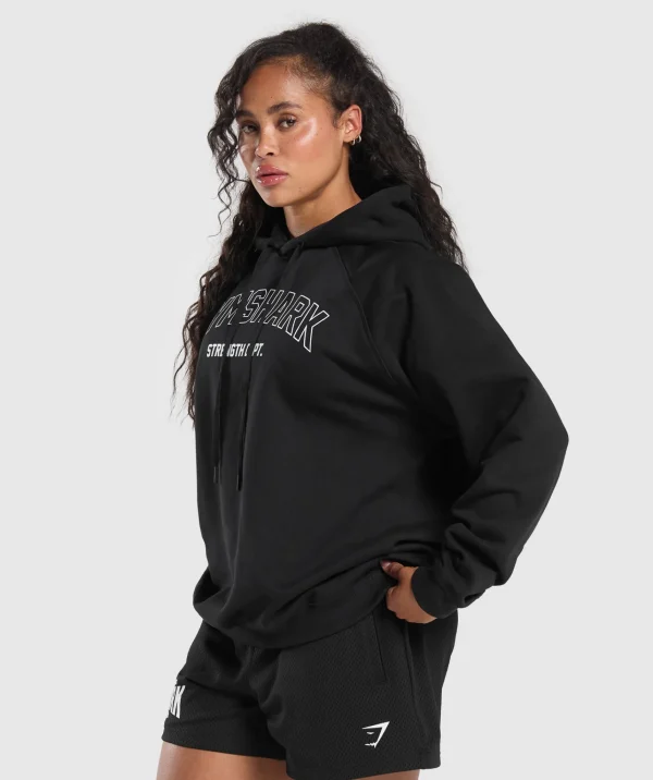 Gymshark Hoodies & Sweatshirts*Strength Department Oversized Hoodie Black