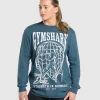 Gymshark T-shirts & Tops*Strength In Numbers Long Sleeve Top CargoBlue