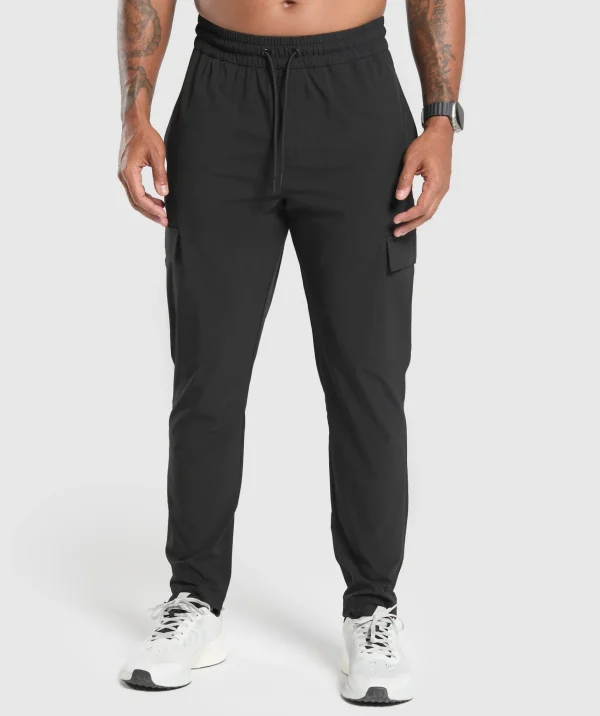 Gymshark Joggers & Sweatpants*Stretch Woven Cargo Pants Black