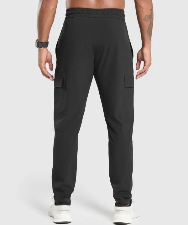 Gymshark Joggers & Sweatpants*Stretch Woven Cargo Pants Black