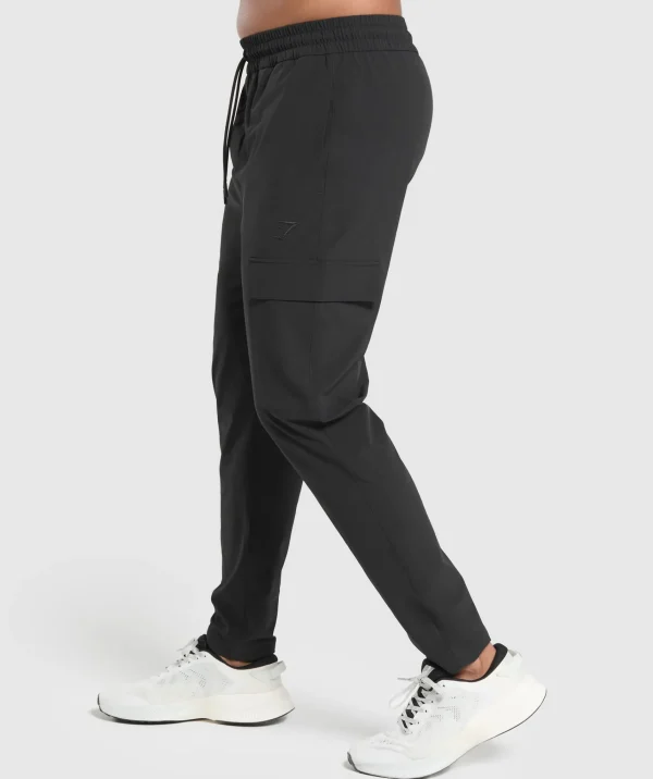 Gymshark Joggers & Sweatpants*Stretch Woven Cargo Pants Black