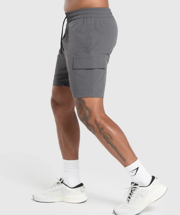 Gymshark Cargo Pants | Shorts*Stretch Woven Cargo Shorts GraphiteGrey