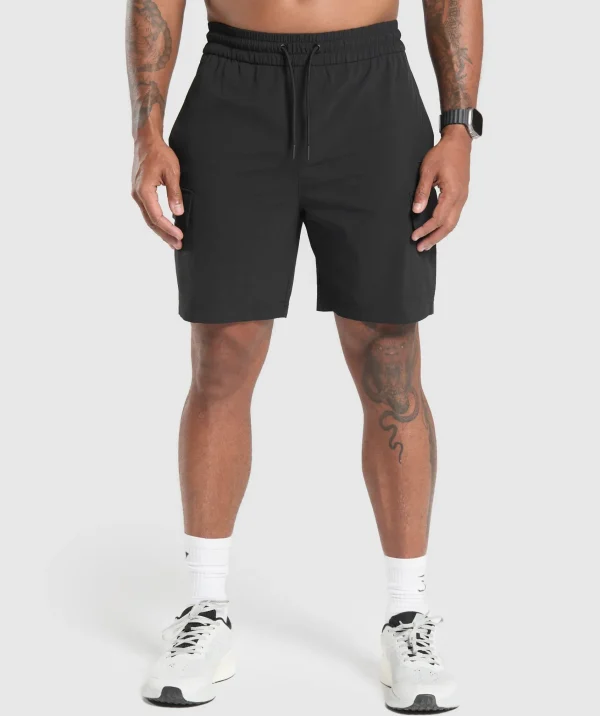 Gymshark Cargo Pants | Shorts*Stretch Woven Cargo Shorts Black