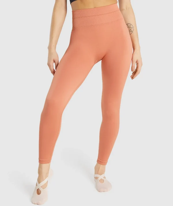 Gymshark Seamless Leggings*Studio Leggings Orange