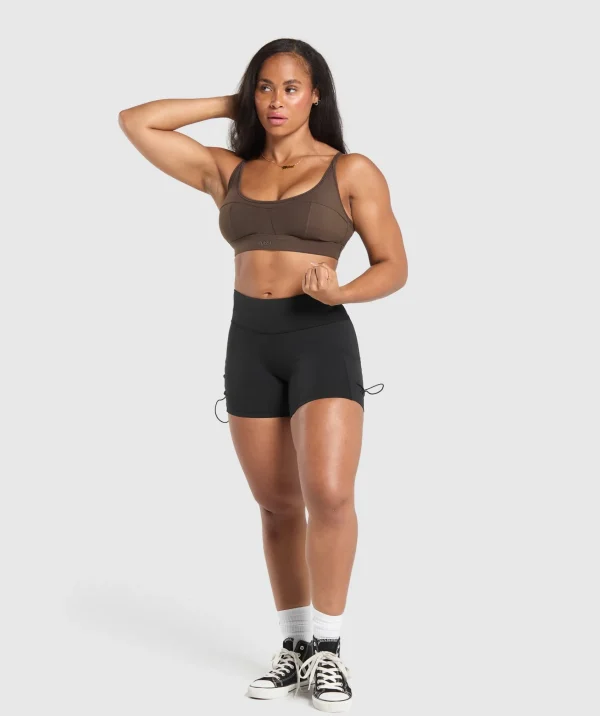 Gymshark Sports Bras*Superset Sports Bra DeepBrown