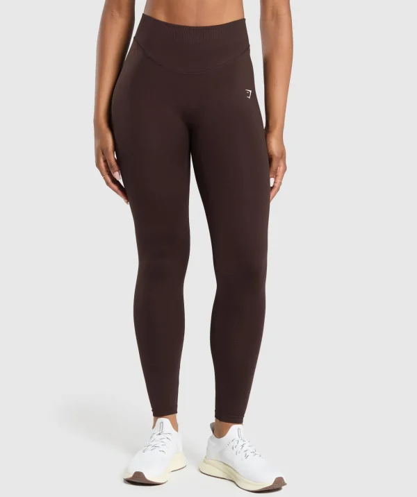 Gymshark Leggings*Sweat Seamless Leggings HeritageBrown