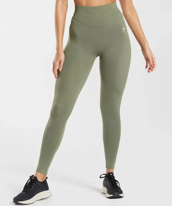 Gymshark Leggings | Seamless Leggings*Sweat Seamless Leggings DustyOlive