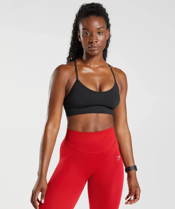 Gymshark Sports Bras*Sweat Seamless Sports Bra Black