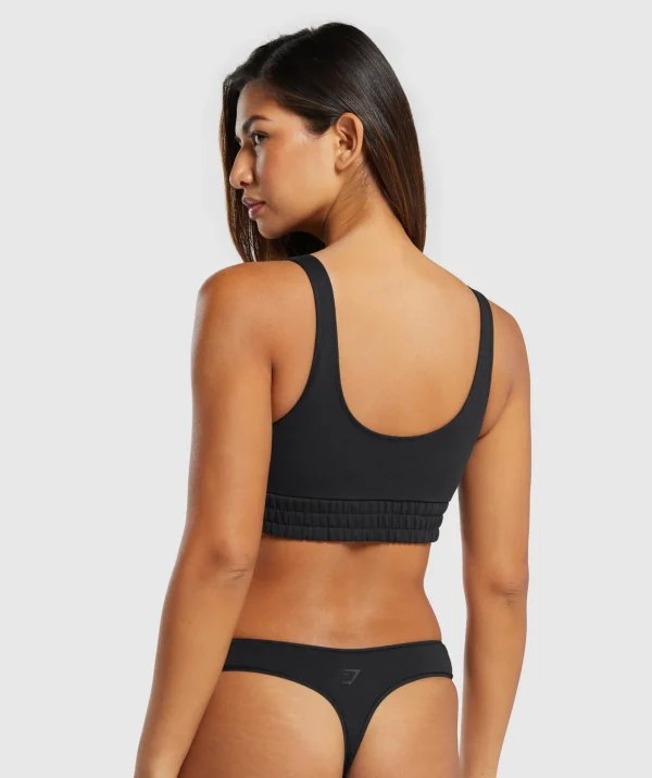 Gymshark Underwear & Basics | Women's Underwear*Sweatshirt Bralette Black