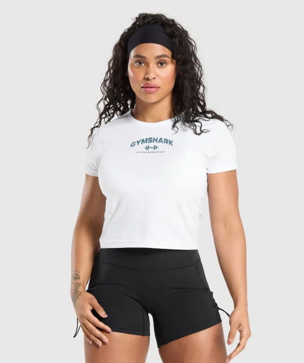 Gymshark Crop Tops | T-shirts & Tops*Team GS Baby Tee White