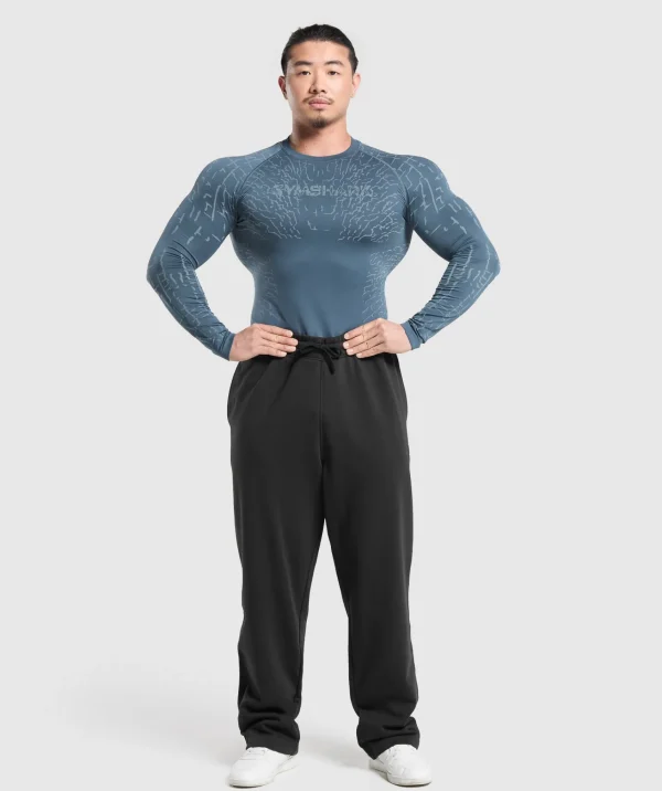 Gymshark T-shirts & Tops*Tectonic Long Sleeve T-Shirt CargoBlue/CoolBlue