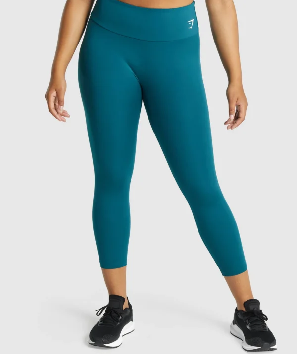 Gymshark High-waisted Leggings*Training 7/8 Leggings Teal