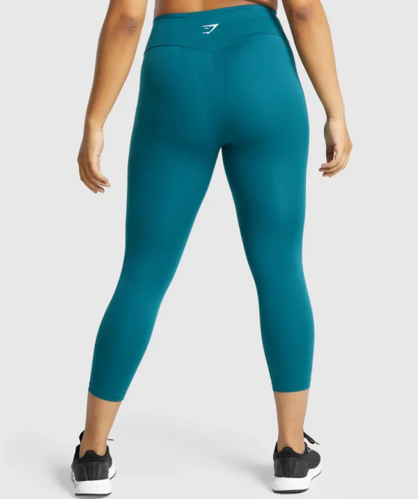 Gymshark High-waisted Leggings*Training 7/8 Leggings Teal