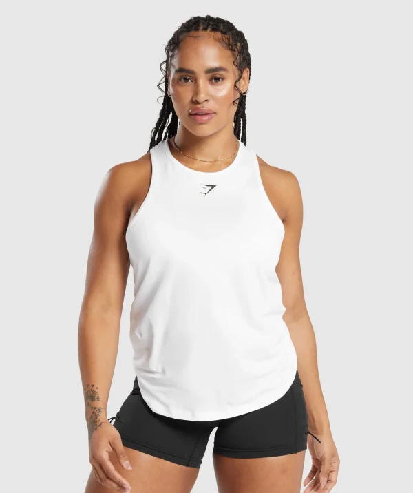 Gymshark Tank Tops | T-shirts & Tops*Training Cotton Tank White