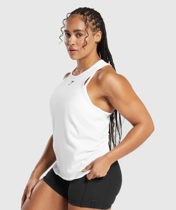 Gymshark Tank Tops | T-shirts & Tops*Training Cotton Tank White