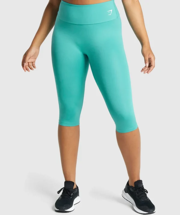 Gymshark High-waisted Leggings*Training Cropped Leggings Teal