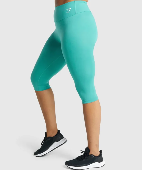 Gymshark High-waisted Leggings*Training Cropped Leggings Teal