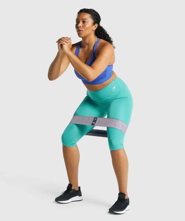 Gymshark High-waisted Leggings*Training Cropped Leggings Teal