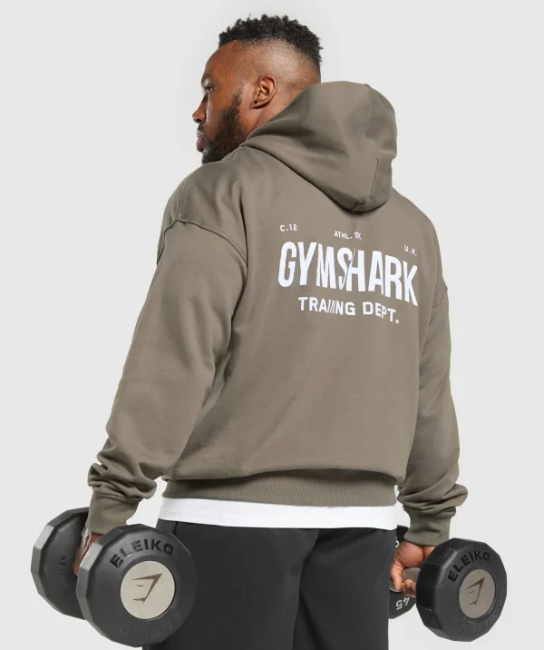 Gymshark Hoodies & Sweatshirts*Training Dept. Hoodie CamoBrown