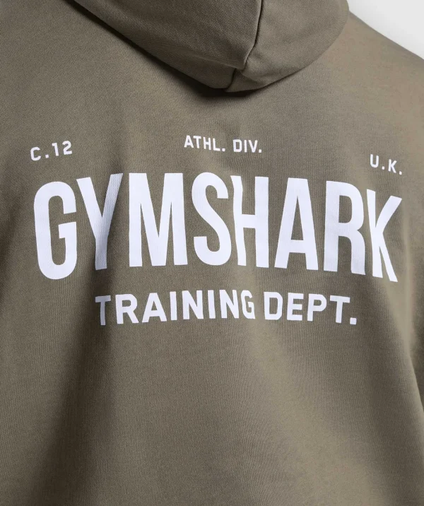 Gymshark Hoodies & Sweatshirts*Training Dept. Hoodie CamoBrown