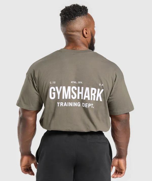 Gymshark T-shirts & Tops*Training Dept. T-Shirt CamoBrown