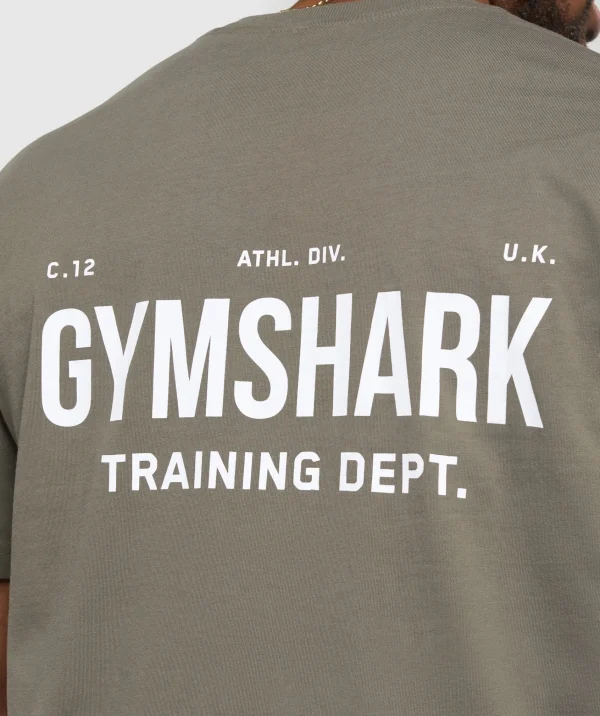 Gymshark T-shirts & Tops*Training Dept. T-Shirt CamoBrown