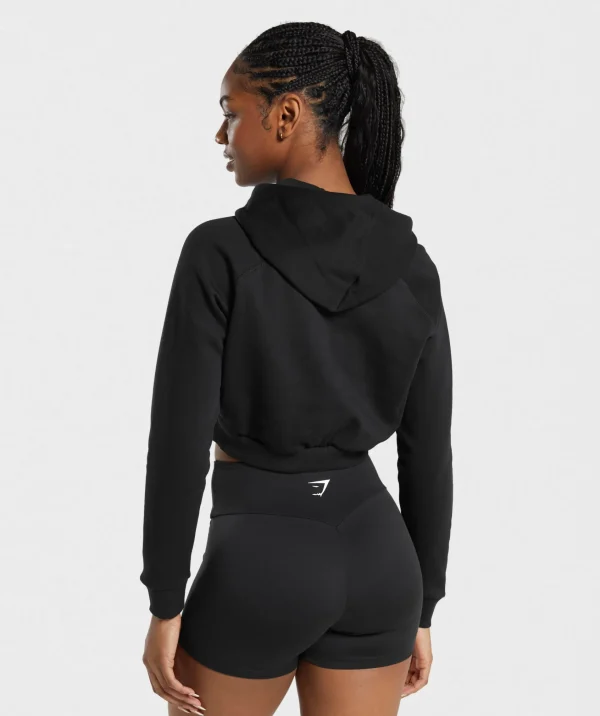 Gymshark Crop Tops | Hoodies & Sweatshirts*Training Fleece Cropped Hoodie Black