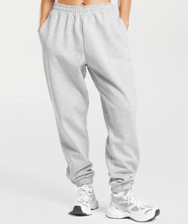 Gymshark Modest Workout Clothes & Hijabs | Sweatsuits*Training Fleece Joggers LightGreyCoreMarl