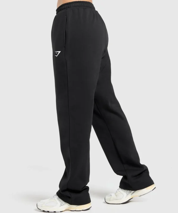 Gymshark Joggers & Sweatpants*Training Fleece Straight Leg Joggers Black