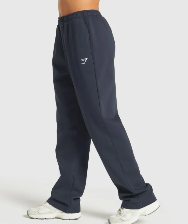 Gymshark Joggers & Sweatpants*Training Fleece Straight Leg Joggers HeavyBlue