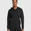 Gymshark Hoodies & Sweatshirts*Training Fleece Zip Hoodie Black