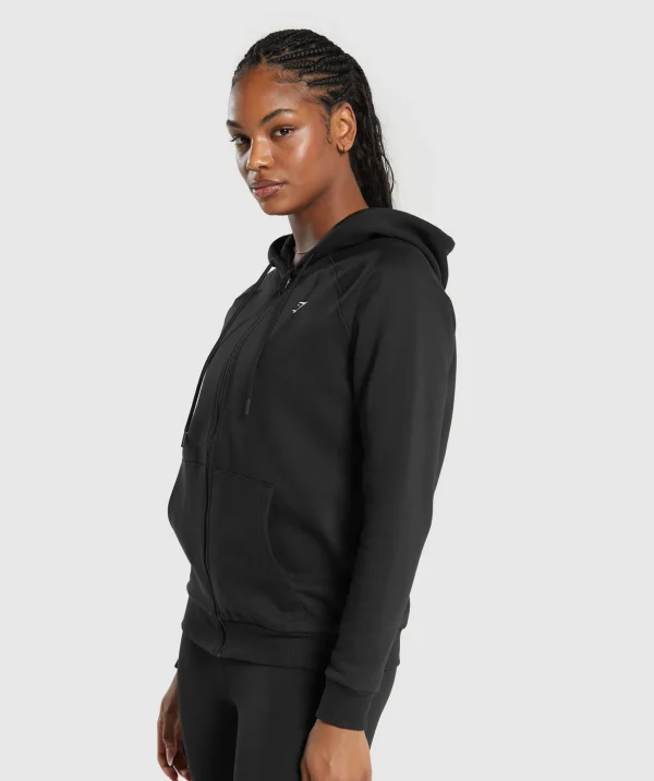 Gymshark Hoodies & Sweatshirts*Training Fleece Zip Hoodie Black