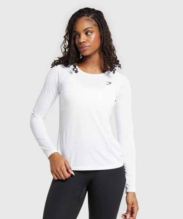 Gymshark T-shirts & Tops*Training Long Sleeve Top White