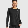 Gymshark T-shirts & Tops*Training Long Sleeve Top Black