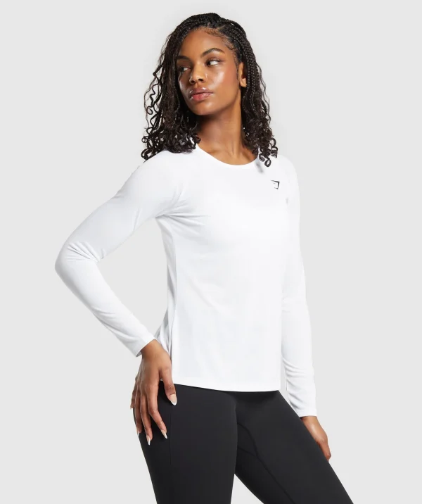 Gymshark T-shirts & Tops*Training Long Sleeve Top White