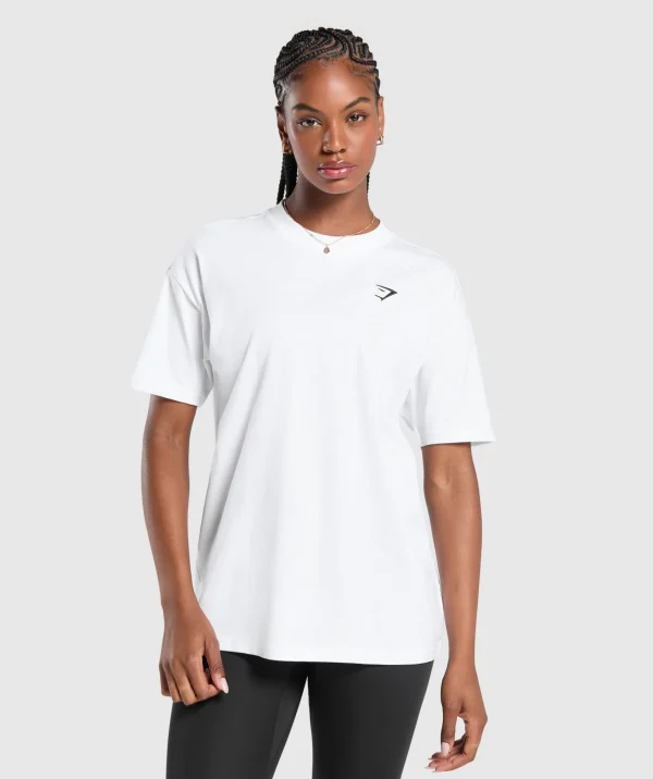 Gymshark T-shirts & Tops*Training Oversized T-Shirt White