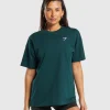 Gymshark T-shirts & Tops*Training Oversized T-shirt StrongTeal